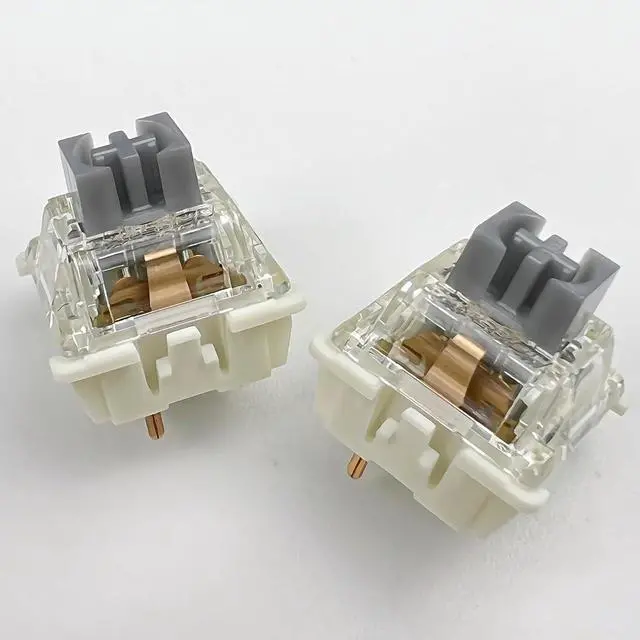 Alt view image 5 of 7 - GUYEKS Gateron KS-9 Pro 3.0 Silver pre Lubricated 5-pin Linear Switch Compatible with MX Mechanical Key Game Keyboard switches (72PCS,Pro Silver 3.0 5pin)