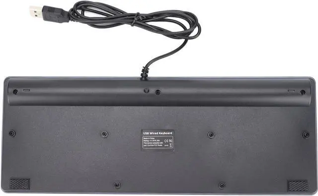 Alt view image 3 of 7 - FOPEAS Compact Gaming Keyboard  Wired 64 Key RGB Backlit Desktop Keyboard for Notebook Computer Accessories  Your Gaming Experience