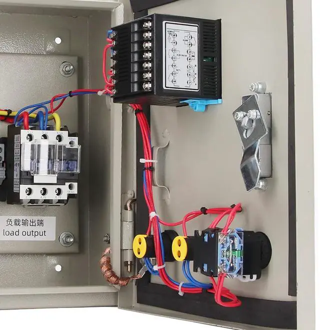 Alt view image 4 of 7 - Three Phase Pid Intelligent Temperature Control Box, Single Chip Control System, 0 to 400 Wide Temperature Control Range, Digital Clear Display, M6 Thread, 380VAC 32a 15Kw