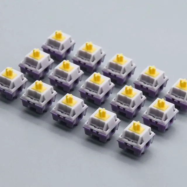 Alt view image 4 of 5 - KTT Hyacinth Switch, 5Pin 45g Linear Switch for Custom Gaming Mechanical Keyboard (Size : 110PCS)