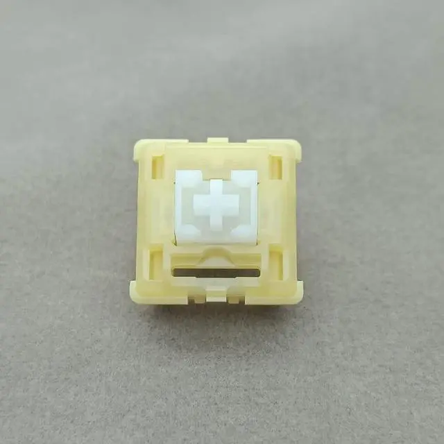 Alt view image 2 of 6 - Tecsee Mechanical Keyboard Silent Shaft Switch Lubricated, Silent Linear Low Profile Yellow Medium Switch for Tablet Notebook Desktop Computer Peripheral Keyboard(70PCS Linear)