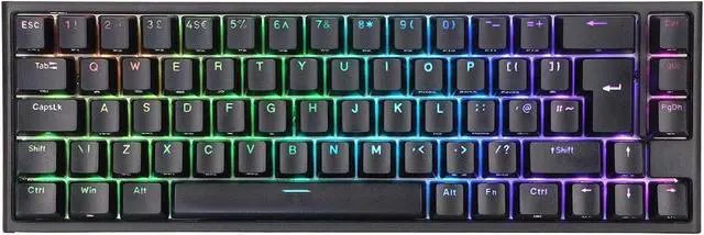 Main image of Wired Mechanical Keyboards, 68 Keys USB Type C Connection Compact Gaming Keyboard, Fast Stable Transmission Dynamic RGB Backlit for Win System for OS X System for Computer
