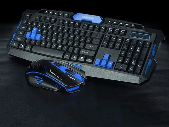 Alt view image 4 of 4 - Feiyx Gaming Keyboard and Mouse, Wireless Keyboard and Mouse Gaming Keyboard and Backlit Mouse Combo,USB Wireless Backlit Keyboard,LED Gaming Keyboard Mouse Set,for Windows,Laptop,Notebook,PC,Desktop,