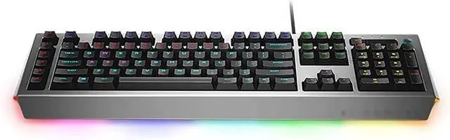 Alt view image 3 of 4 - WWBMZ Mechanical Keyboard RGB Backlit Large Size USB Wired Mechanical Feeling Multimedia PC Gaming Keyboard,Office Keyboard for Working or Gaming,Office Device,E-sportsPlayer Equipment