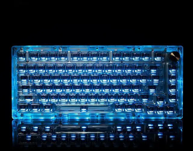 Alt view image 3 of 7 - GK GAMAKAY 113 Keys Transparent PC Keycaps Set with 2.75 Shift, ASA Profile Keycaps for SN75 98% 75% Layout MX Gateron Kailh Switch Mechanical Gaming Keyboard (Clear Amber)