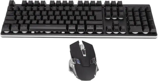 Main image of RGB Keyboard Mouse Combo, LED Backlit Gaming Keyboard Mouse,7D 3200DPI Adjustable Mice and 104 Keys Ergonomic Typewriter Mouse Set,for PC Game Computer