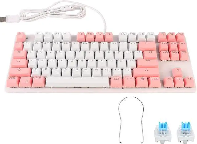 Main image of Mechanical Gaming Keyboard, Gaming Keyboard, Keyboard Mechanical Gaming 87 Key Mixed Light Computer Supplies for Desktop Laptop K100(Style 2)
