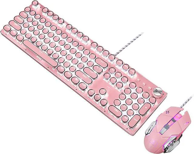 Main image of Fashionable LED Punks Backlit Professional Wired Mechanical Gaming Keyboard