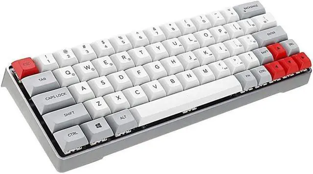 Alt view image 2 of 7 - KXA Mechanical Keyboard Swappable RGB Mechanical Keyboard Aluminum Alloy Case PBT Keycaps Gaming Keyboard for PC/Gamer, Typist (Color : White, Size : Brown Switch)