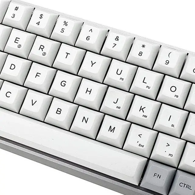 Alt view image 3 of 7 - KXA Mechanical Keyboard Swappable RGB Mechanical Keyboard Aluminum Alloy Case PBT Keycaps Gaming Keyboard for PC/Gamer, Typist (Color : White, Size : Brown Switch)