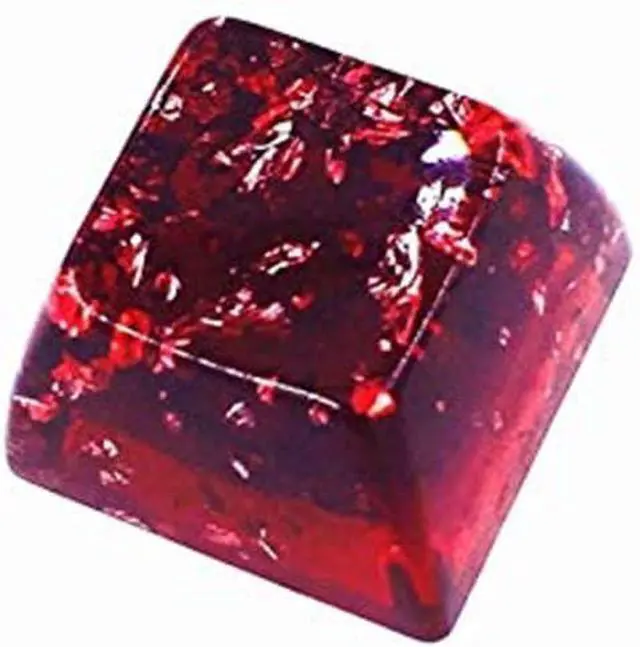 Alt view image 4 of 7 - Handmade Resin & Foil Artisan Backlit Keycaps Translucent Key Caps OEM Profile for Cherry MX Gaming Mechanical Keyboard