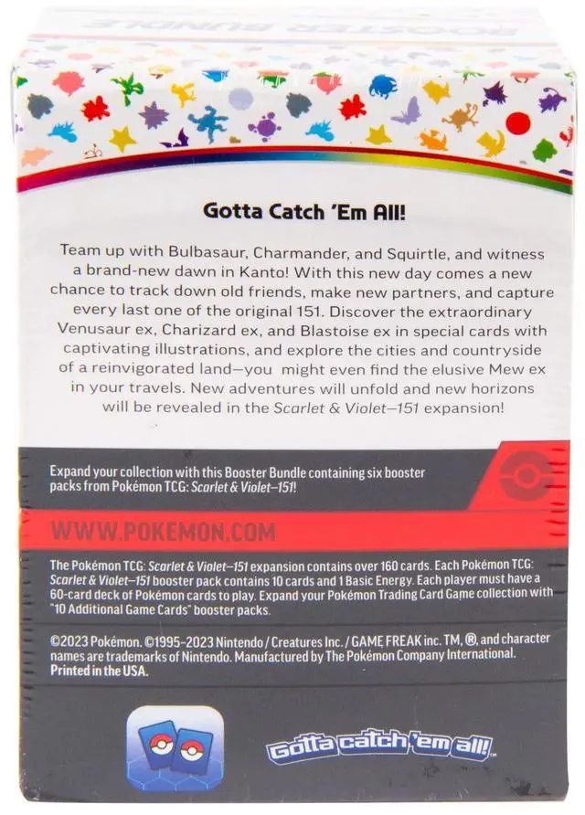 Alt view image 5 of 8 - Pokemon TCG: Scarlet & Violet 151 Booster Bundle