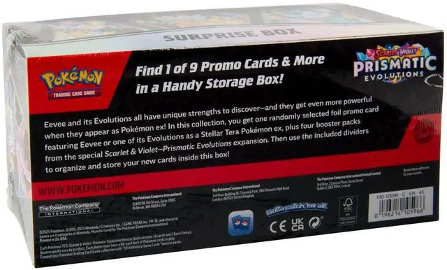 Alt view image 5 of 19 - Pokemon TCG: Scarlet & Violet - Prismatic Evolutions Surprise Box
