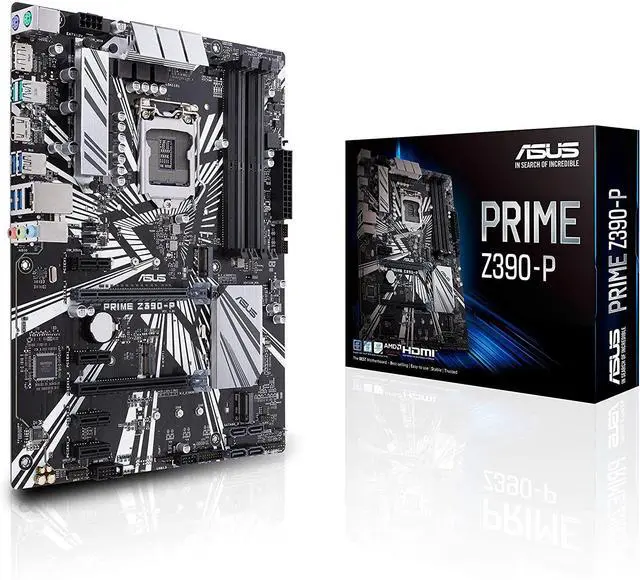 Alt view image 6 of 6 - ASUS PRIME Z390-P Intel Z390 1151 LGA ATX M.2 Desktop Motherboard A
