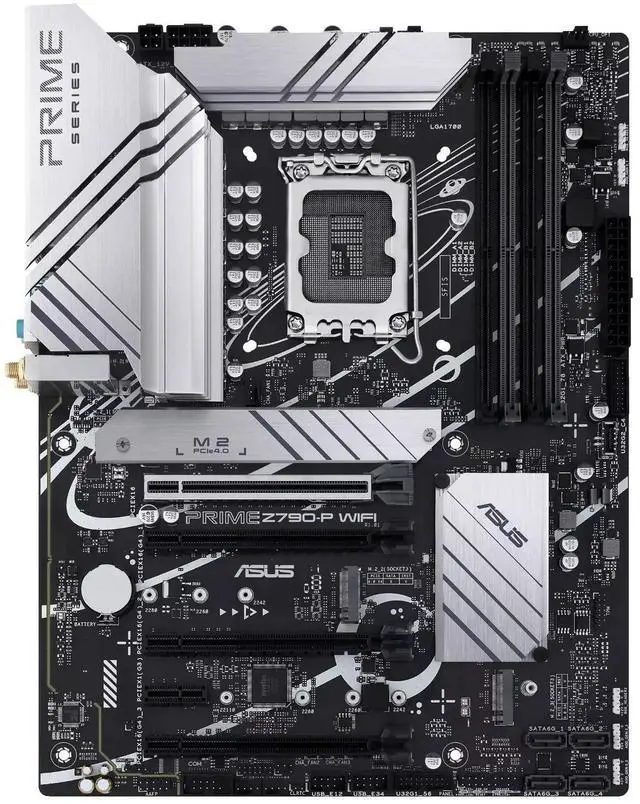 Alt view image 5 of 6 - ASUS PRIME Z790-P WIFI Intel LGA 1700 Z790 ATX M.2 Desktop Motherboard A