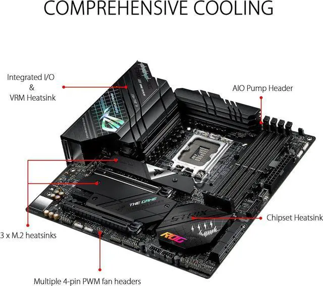 Alt view image 7 of 10 - ASUS ROG STRIX Z690-G GAMING WIFI Intel Intel Z690 LGA MicroATX M.2 Desktop Motherboard A