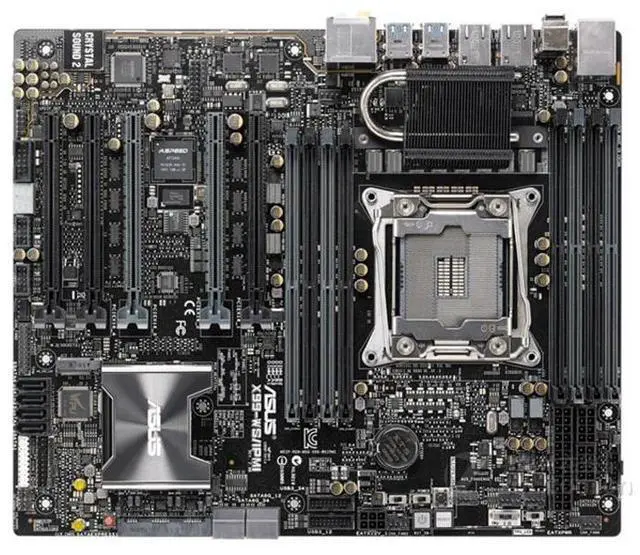 Alt view image 5 of 8 - ASUS X99-WS/IPMI LGA 2011-V3 DDR4 128GB ATX Motherboard