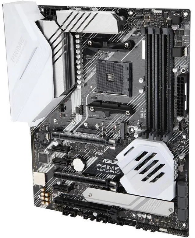 Alt view image 8 of 9 - ASUS PRIME X570-PRO AMD Socket X570 AM4 ATX M.2 Desktop Motherboard A