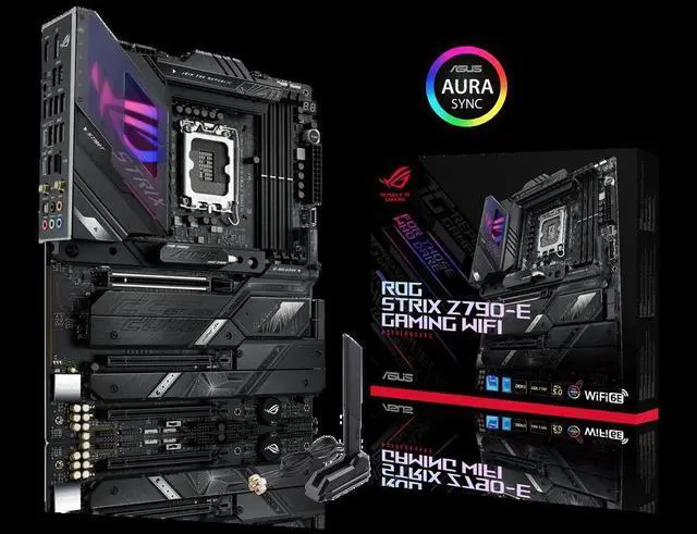 Alt view image 7 of 9 - ASUS ROG Strix Z790-E Gaming WiFi 6E LGA 1700 (Intel 12th&13th Gen) ATX Gaming Motherboard (PCIe 5.0, DDR5, 18+1 Power Stages, 2.5Gb LAN, Bluetooth 5.2, Thunderbolt 4, Support up to 5xM.2, 1xPCIe 5.0