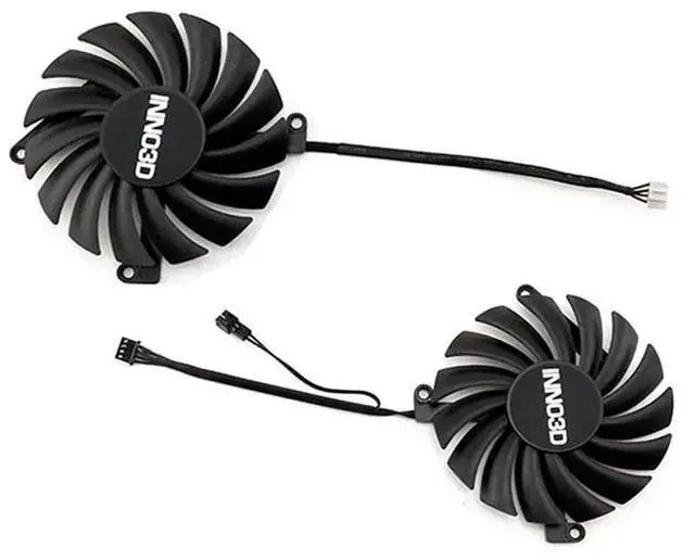 Main image of 2PCS  NEW 85MM 4PIN CF-12910S RTX3050 GPU Cooler for Inno3D GEORCE RTX 3050 3060Ti 3070 TWIN X2 OC Graphics Card Fan