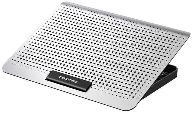 Main image of Silver  Cooling Pad Notebook Stand Cooling Pad 7 Height Levels Wind Adjustment Knob for 17 inch Notebook Computers Laptop