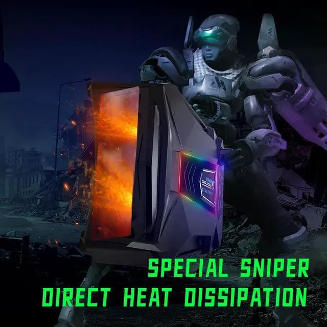 Alt view image 4 of 7 - BLACK  COOLCOLD Vacuum Portable Laptop Cooler USB Air Cooler External Extracting Cooling Fan Notebook for 15 15.6 17 Inch Laptop