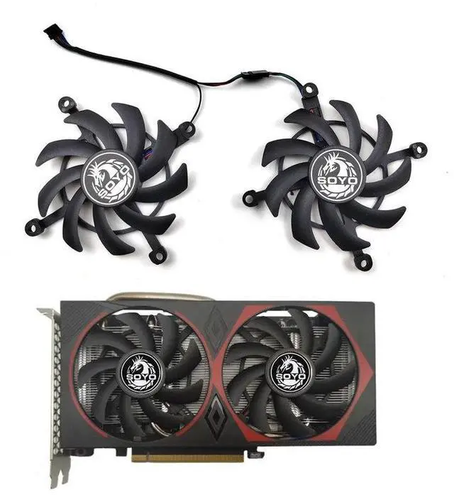 Alt view image 2 of 4 - 1LOT  SOYO New Gaming Graphics Cards NVIDIA GeForce GTX 1660 Super 6GB GDDR6 Graphics Card Fan Replacement