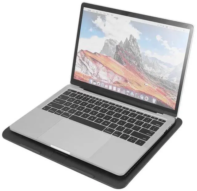 Alt view image 5 of 6 - black  Universal Strong Winds Mute Laptop Cooling Base Tablets Laptop Cooling Pad 14 Inch Large Fan Radiator Laptop Stand Notebook