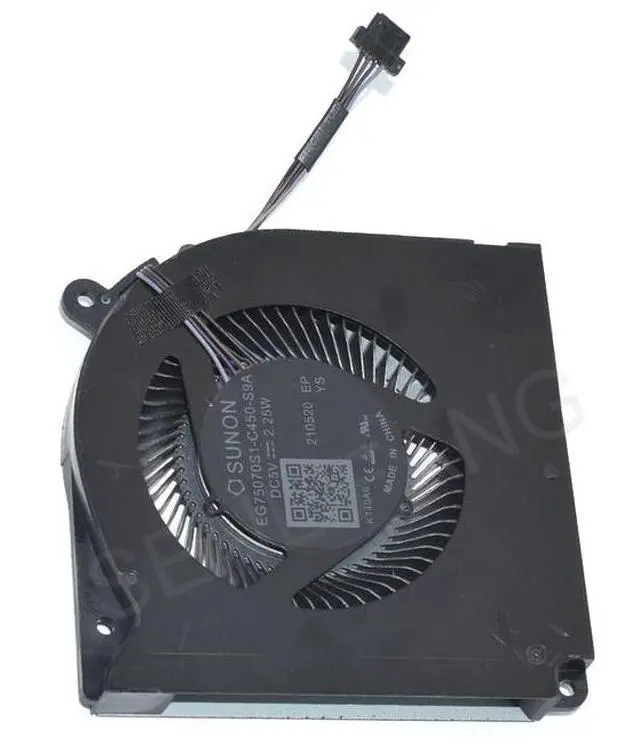 Alt view image 3 of 7 - EG50060S1-C380-S9A  New CPU Cooling Fan Laptop Radiator For SUNON DC5V 2.25WEG75070S1-C450-S9A