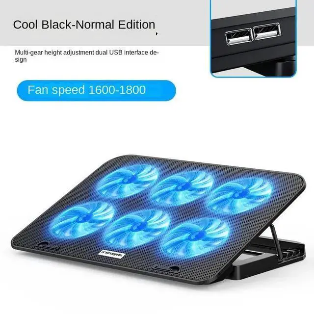 Main image of Black Starter  Core Ice-A9 Laptop Radiator Laptop Inch Cooling Base Silent Exhaust Cooling Bracket