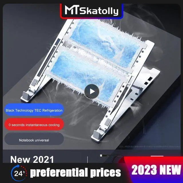 Alt view image 2 of 6 - Double refrigeration  Notebook Radiator SemiconductorBoard Base Bracket Computer Game Cooling Artifact Water Cooling Heat  Dissipation