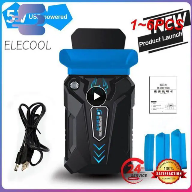 Alt view image 2 of 7 - Style A 6pcs  1~6PCS Vacuum Laptop Cooler Cooling radiator USB Air Cooler Extracting Cooling Fan Notebook Cooler Support Laptop Accessories