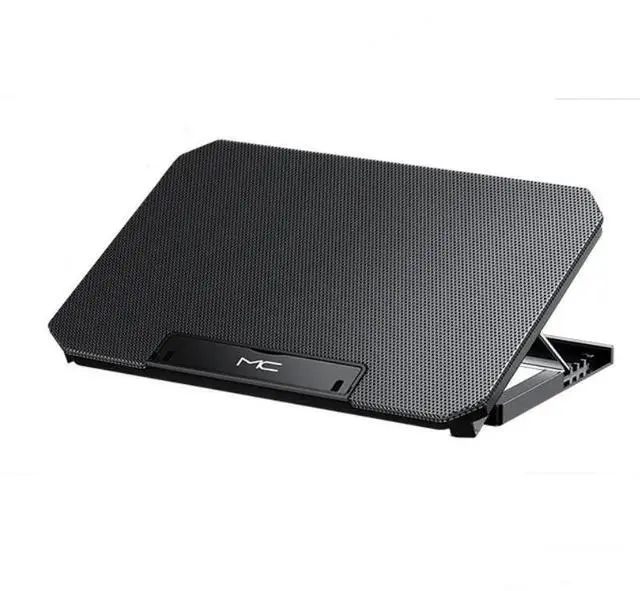 Alt view image 3 of 7 - Black Laptop Cooler  Laptop Radiator Bracket 16inch GamingCooler with 8 Quiet Fans NotebookDual USB Port FoldableCooling Pad
