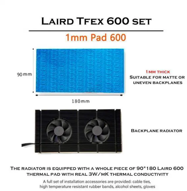 Main image of 1mm Pad 600  Gaming Laptop Cooler 3 Fan RGB LED Light 4500RPM Powerful Air Portable Foldable Notebook CoolingStand