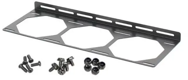 Alt view image 6 of 7 - B  Fan Bracket 120mm Radiator Fan Mounting Bracket Water Cooler Fan Holder