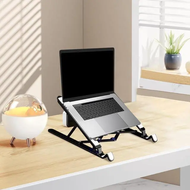 Alt view image 5 of 7 - Four fan model  Cooling Pad For Computer Laptop PC Notebook LaptopFolding Height Adjustable Powerful Silent Laptop Cooling Stand Avoid