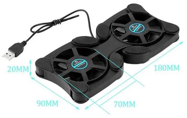 Alt view image 7 of 7 - 24cm  USB-Powered Fan with Built-in Mesh Pad 3000RPM for Usb Router Broadband Set Top Box External12cmCooler