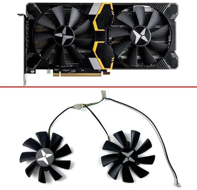 Alt view image 2 of 6 - 1LOT  NEW 100MM 4PIN Cooling Fan GAA8S2U 0.46A 12V RX590 GPU FAN For DATALAND RX580 RX 590 GME 8G Graphics Card Fan Replacement