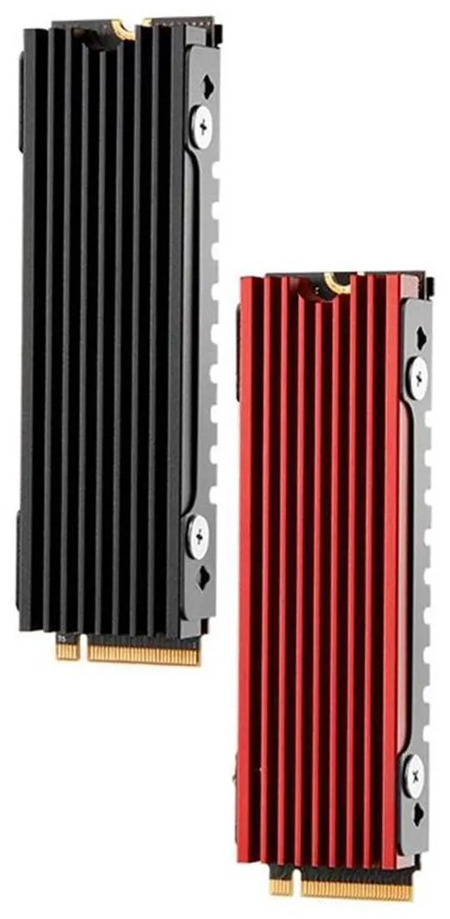 Alt view image 3 of 6 - Silver  M.2 2280 Nvme Heatsink M.2 SSD Heatsink Cooling Pad Aluminum Dissipation With Thermal Pad For M2 2280 Ssd