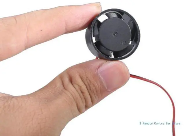 Alt view image 5 of 6 - 12V  Powerful Cooling Fan 2510 Fan 25mm 25x25x10mm for Car LED Hydraulic Bearings