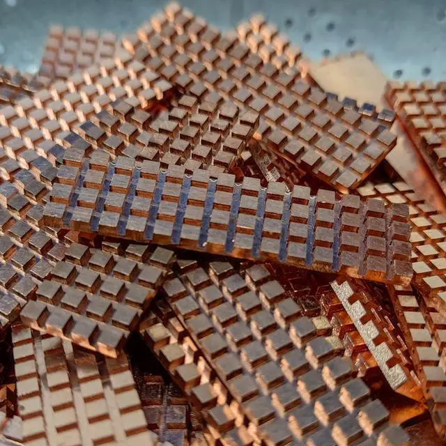 Alt view image 5 of 7 - Heatsink  Pure Copperfor M.2 2280 PCI-E NVME Ultra-thin PC Notebook SSD Heat Sink with Thermal Pad Computer Radiator Accessory