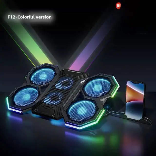 Main image of 36 X 25.5 X 4  Two USB Laptop Cooling Pads Large Size For 12-16 Inch Notebook Silent Gaming Laptop Cooler Wind Speed Adjustable Laptop Stand