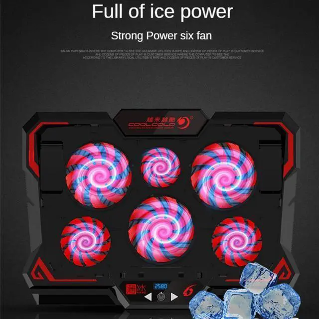 Alt view image 7 of 7 - 36 X 25.5 X 4  Two USB Laptop Cooling Pads Large Size For 12-16 Inch Notebook Silent Gaming Laptop Cooler Wind Speed Adjustable Laptop Stand