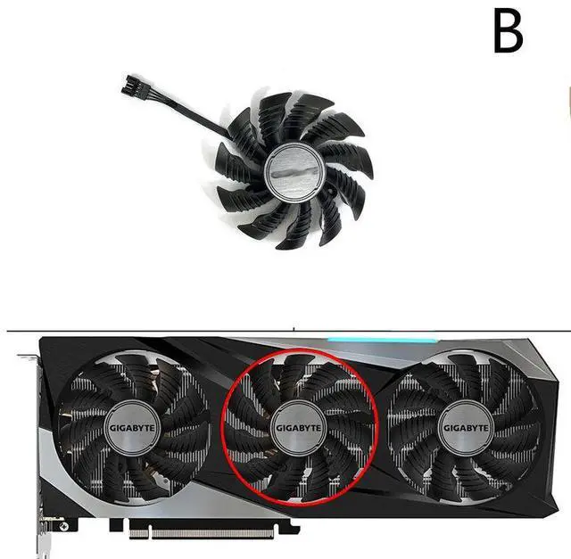 Main image of 1LOT  90MM TH9215S2H-PDB03 102MM TH1015S2H-PBA01 Video Card Fan For KFA2 GALAX RTX 3070 3080 3070Ti 3080 Ti EX Gamer Replacement Fans
