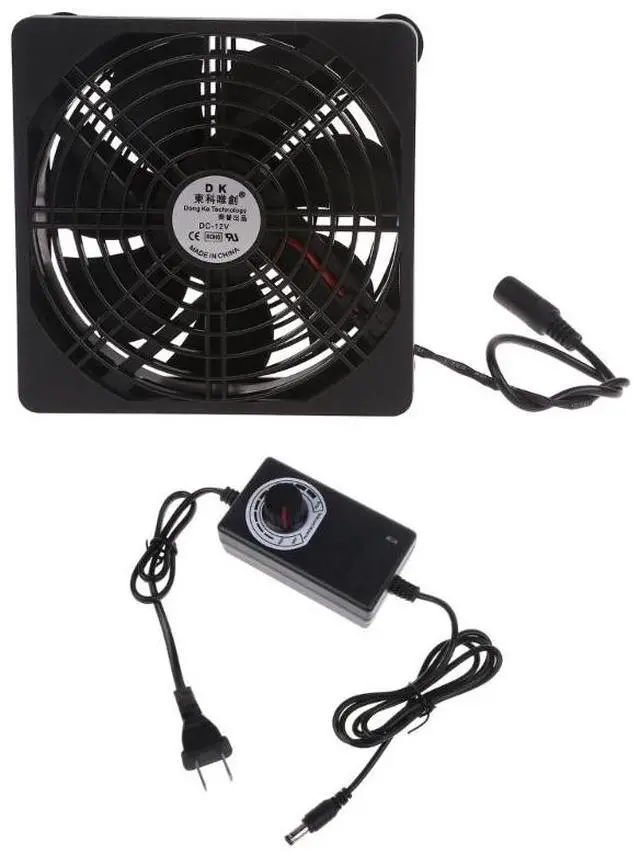 Main image of US Plug  F3MA 110V 220V Computer Fan Adjustable Speed Controller 2000R for Modem  Box Cooler