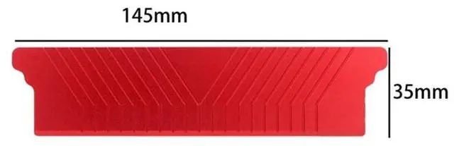 Alt view image 7 of 7 - Black  Desktop Computer Single Dual-Sided Memory Radiator Aluminum Alloy Metal Radiator Memory Cooler Heat Sink Heatsink