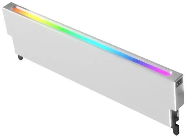 Main image of silver  Easy Installation Memory Cooling Vest ARGB Memory Heatsink for Desktop Memory Enhancement for Desktop Gaming PC Setups