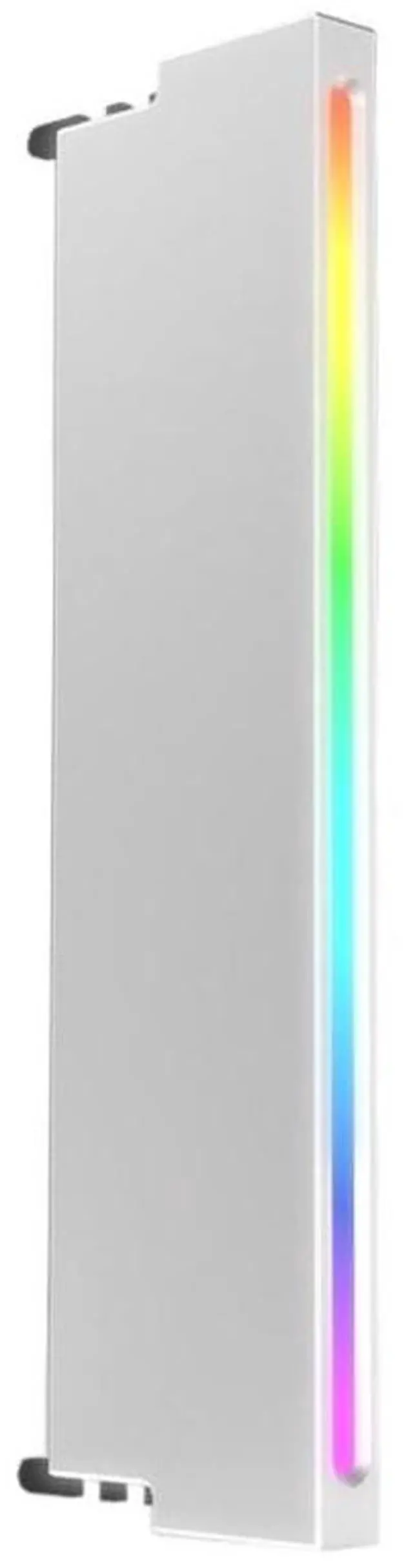 Alt view image 3 of 7 - silver  Easy Installation Memory Cooling Vest ARGB Memory Heatsink for Desktop Memory Enhancement for Desktop Gaming PC Setups