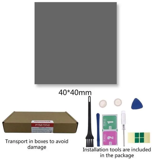 Alt view image 5 of 7 - D  PTM7950 Thermal Pad 8.5WComputer Notebook GPU CPU Phase-change Heat Dissipation Silicone Pad Gasket