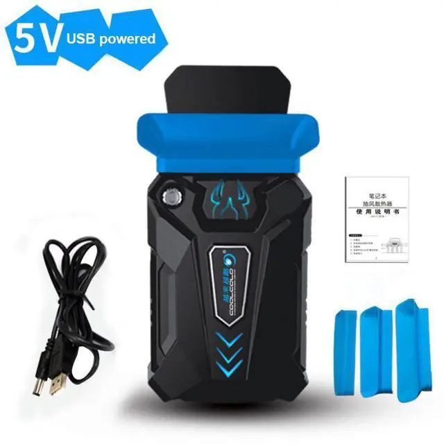 Alt view image 2 of 7 - A  New Mini Vacuum Air Extracting USB Cooling Pad Cooler Fan For Notebook Laptop